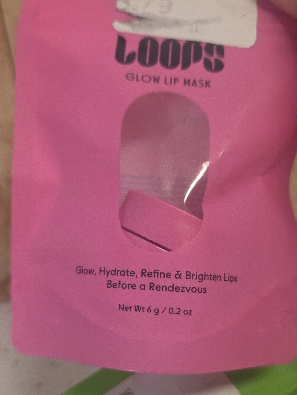 LOOPs Glow & Hydrating Lip Masks — Pink, Green, White Set Of 3